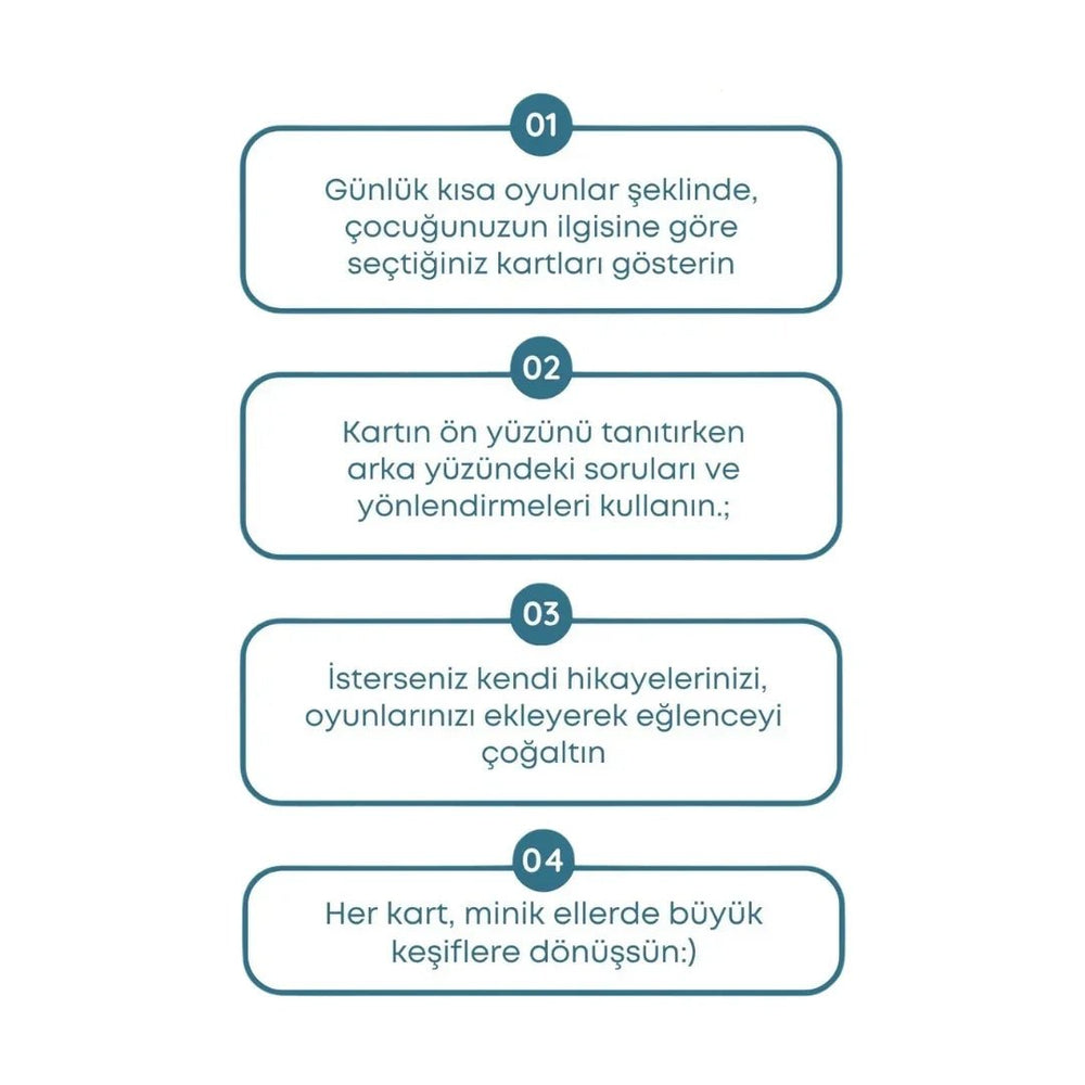 1 - 3 Yaş İlk Adım Zeka Kartları - Hediye Kutusu