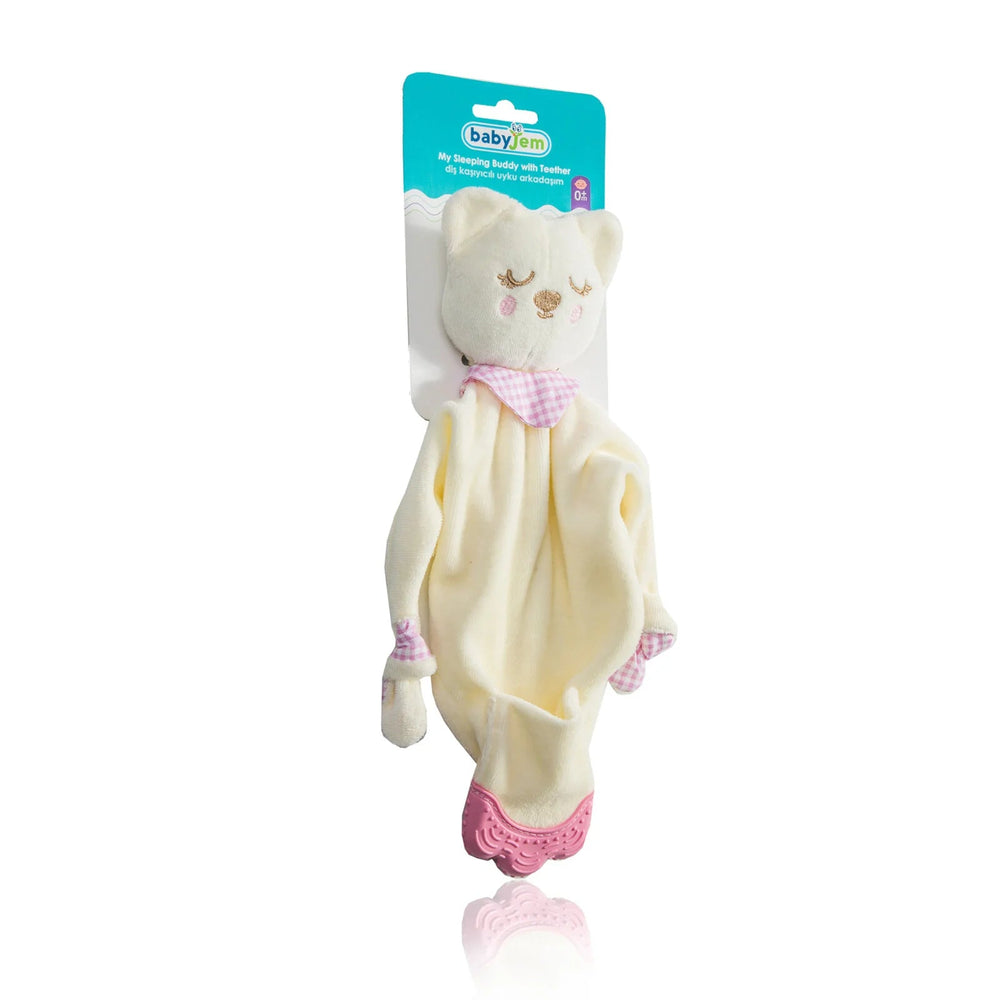 Babyjem Diş Kaşıyıcılı Uyku Arkadaşım Pembe - Hediye Kutusu