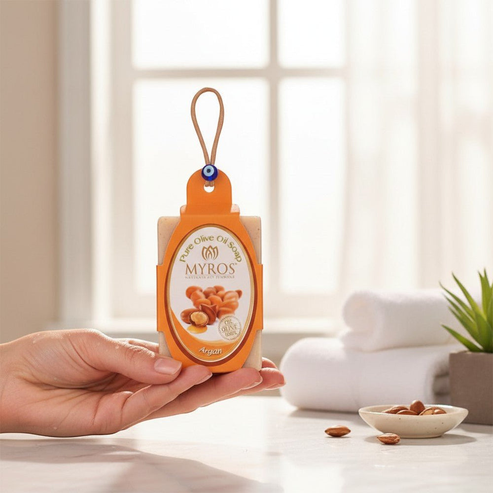 Argan İpli Boncuklu Sabun - Hediye Kutusu