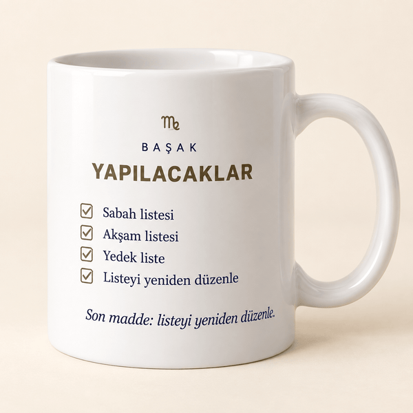 Başak Burcu Mizahi Kupa - Hediye Kutusu