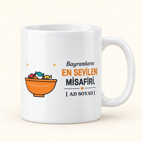 Bayramların Misafiri - İsimli Kuzen Kupası - Hediye Kutusu