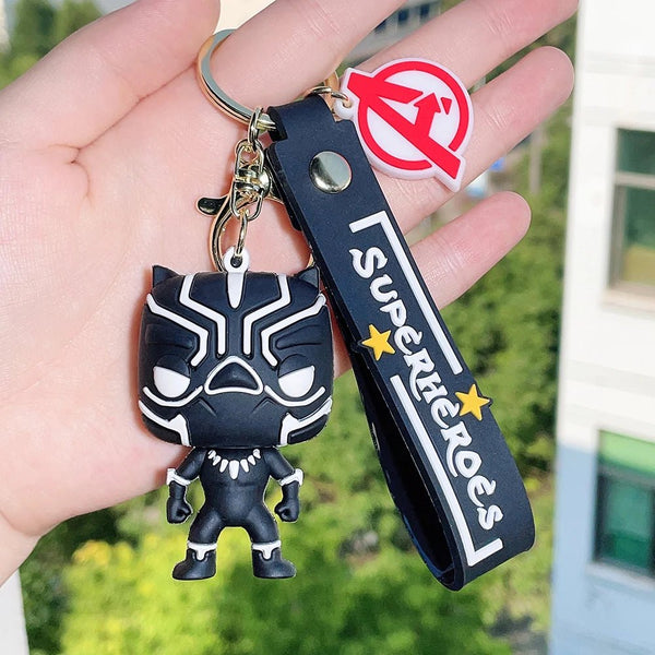 Black Panther Silikon Anahtarlık - Hediye Kutusu