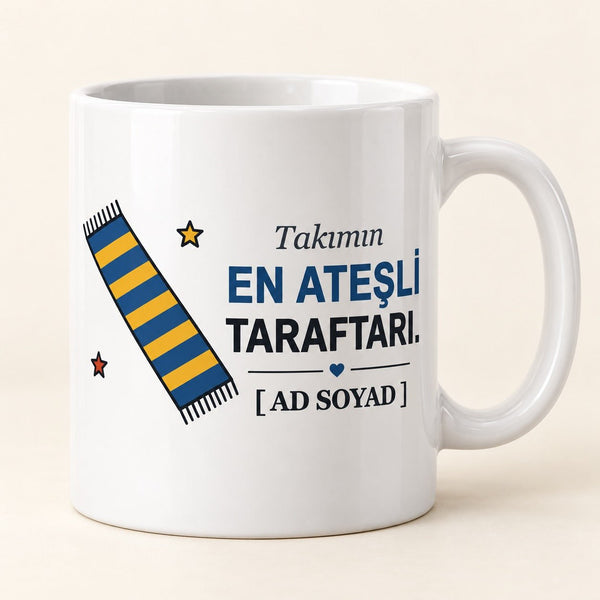 En Ateşli Taraftar - İsimli Amca Kupası - Hediye Kutusu