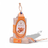 Hediye Kutusu Argan oil soap with olive oil base, natural, with string and evil eye bead detail.