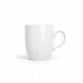 Hediye Kutusu white stoneware mug, 9 cm, with a comfortable handle and a glossy finish. Ideal for hot or cold drinks.