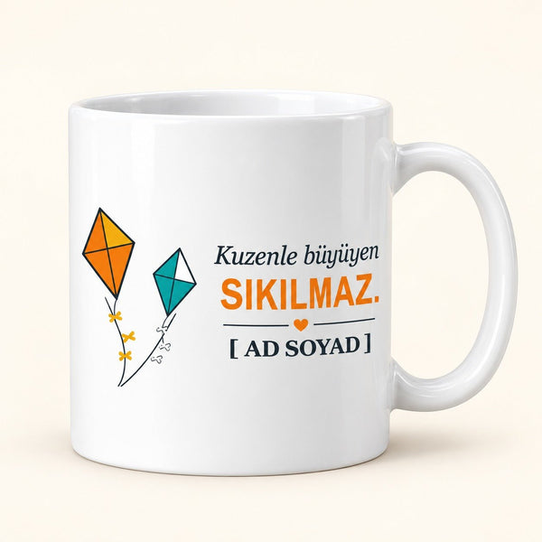Kuzenle Büyüyen - İsimli Kuzen Kupası - Hediye Kutusu