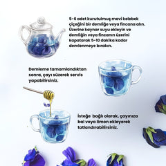 Mavi Kelebek Çayı 30 Gram - Hediye Kutusu
