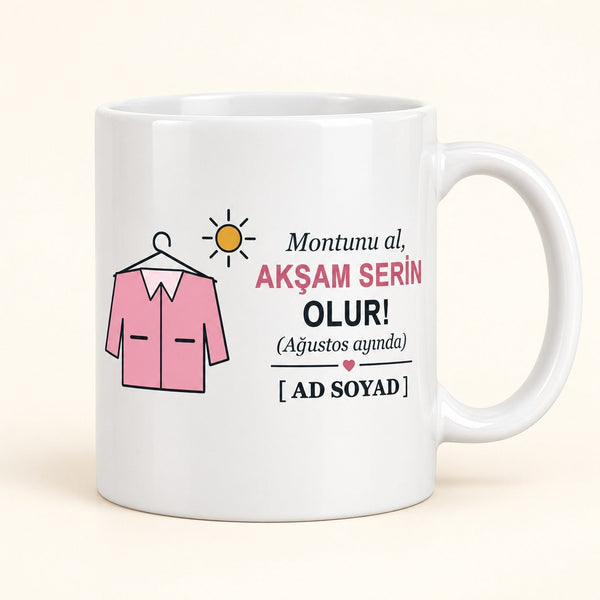 Montunu Al - İsimli Anne Kupası - Hediye Kutusu