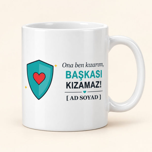Ona Ben Kızarım - İsimli Kardeş Kupası - Hediye Kutusu