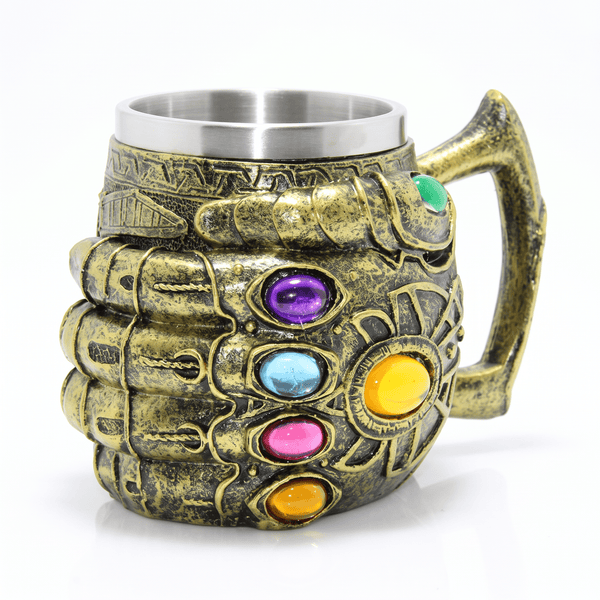 Paslanmaz Çelik Thanos Eli Kupa Bardak - Hediye Kutusu