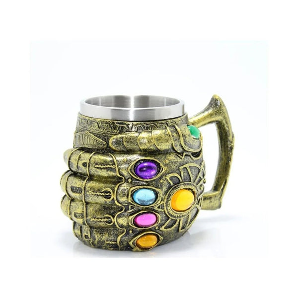 Paslanmaz Çelik Thanos Eli Kupa Bardak - Hediye Kutusu