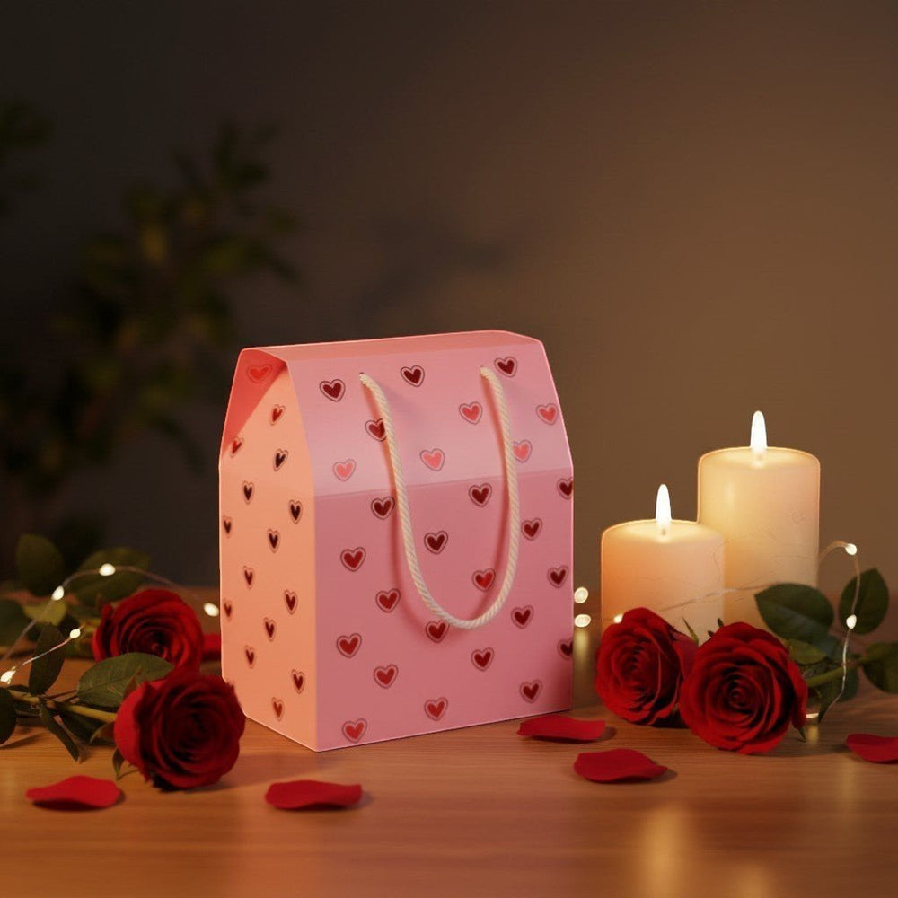 Pembe Kalpli Premium Konsept Hediye Kutusu - Hediye Kutusu