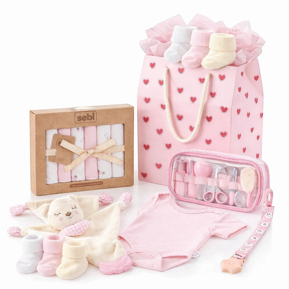 Pembe Premium Yenidoğan Hediye Kutusu - Hediye Kutusu