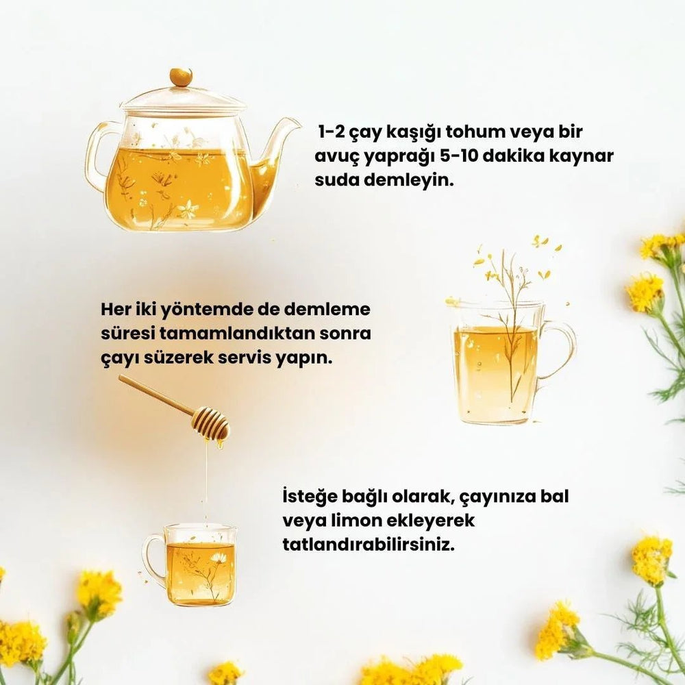 Rezene Çayı 100 Gram - Hediye Kutusu