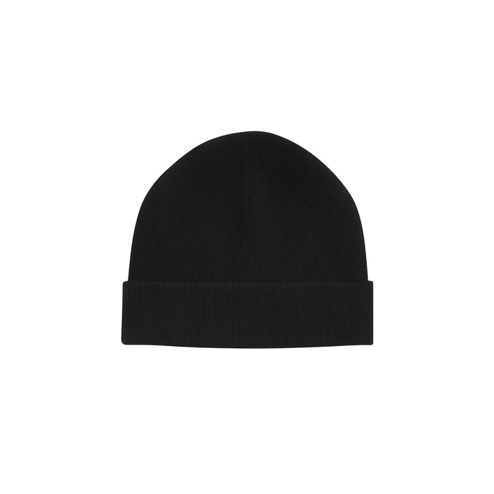 Unisex Siyah Basic Katlamalı Bere - Hediye Kutusu