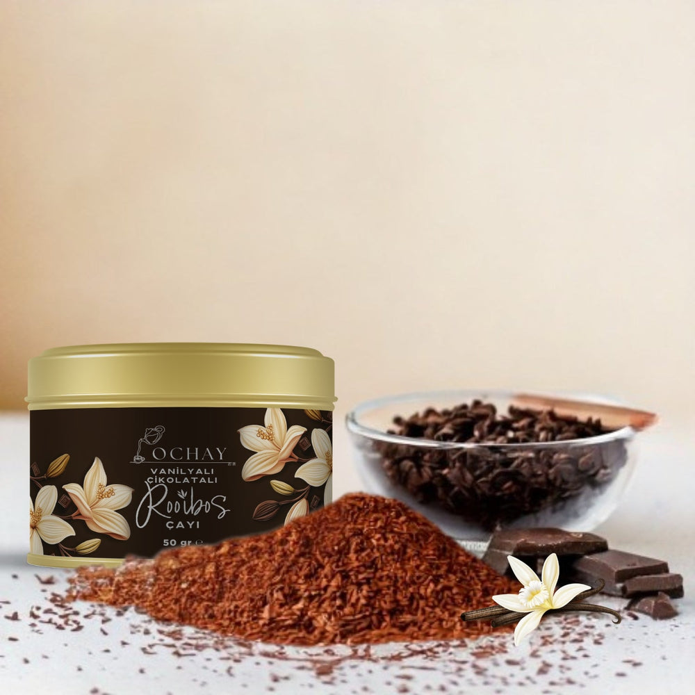 Vanilyalı Çikolatalı Rooibos 50 Gram - Hediye Kutusu