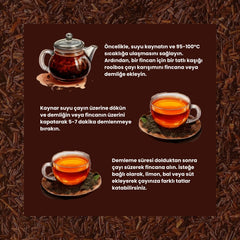 Vanilyalı Rooibos Çayı 50 Gram - Hediye Kutusu