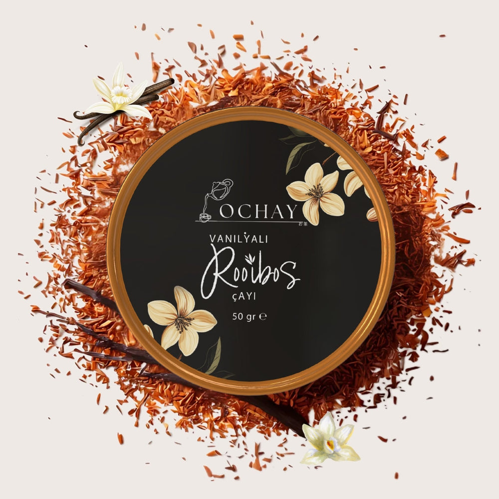 Vanilyalı Rooibos Çayı 50 Gram - Hediye Kutusu