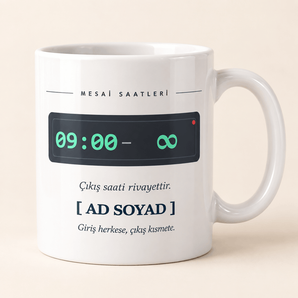 "09:00 – Sonsuz" Mesai Saatli Müdür Kupası - Hediye Kutusu