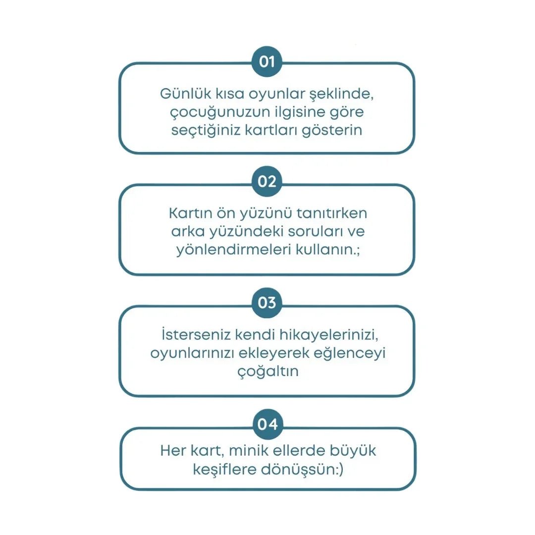 1 - 3 Yaş İlk Adım Zeka Kartları - Hediye Kutusu