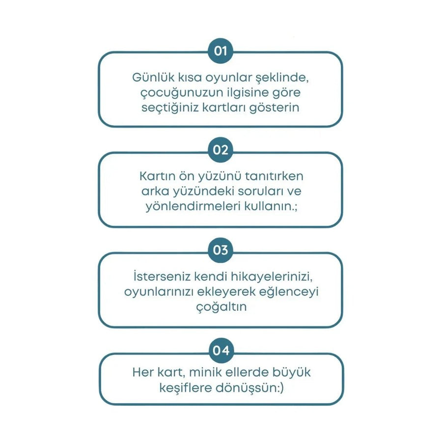 1 - 3 Yaş İlk Adım Zeka Kartları - Hediye Kutusu