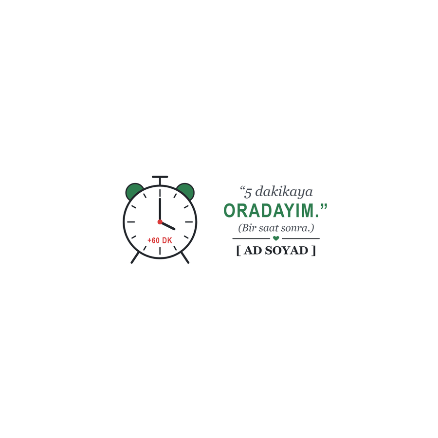5 Dakikaya Oradayım - İsimli Abi Kupası - Hediye Kutusu
