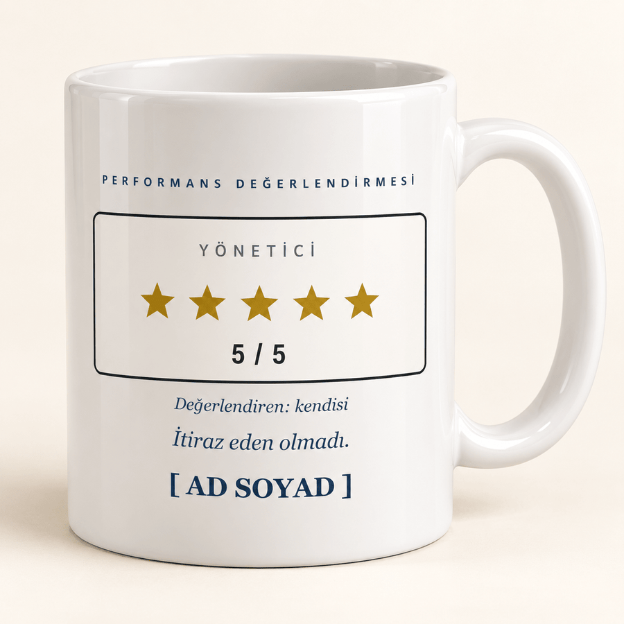 "5/5 Performans" Esprili Müdür Kupası - Hediye Kutusu