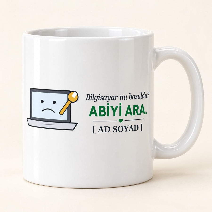 Abiyi Ara - İsimli Abi Kupası - Hediye Kutusu