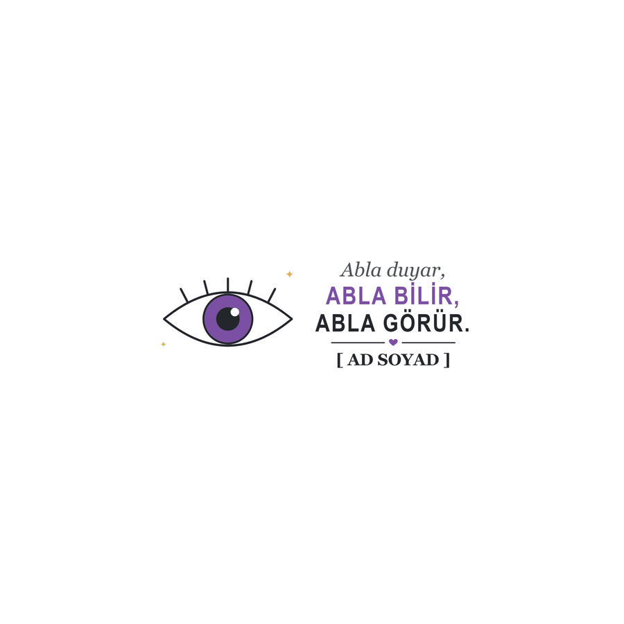 Abla Bilir, Abla Görür - İsimli Abla Kupası - Hediye Kutusu