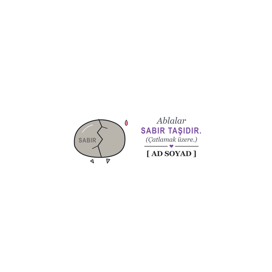 Ablalar Sabır Taşıdır - İsimli Abla Kupası - Hediye Kutusu