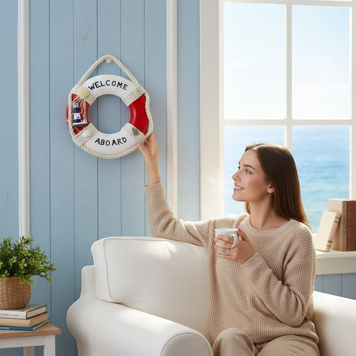 Ahşap Marin Duvara Asmalı Simit