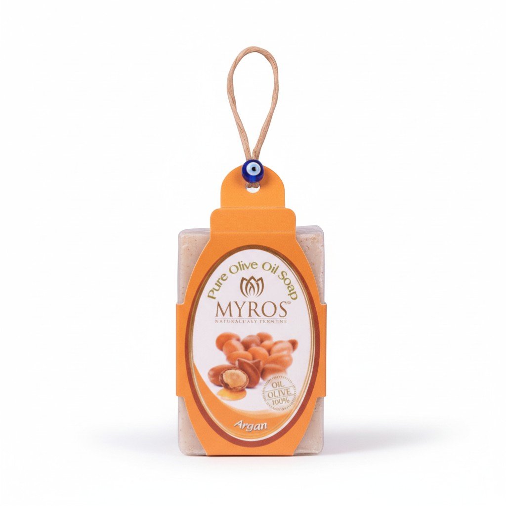 Argan İpli Boncuklu Sabun - Hediye Kutusu
