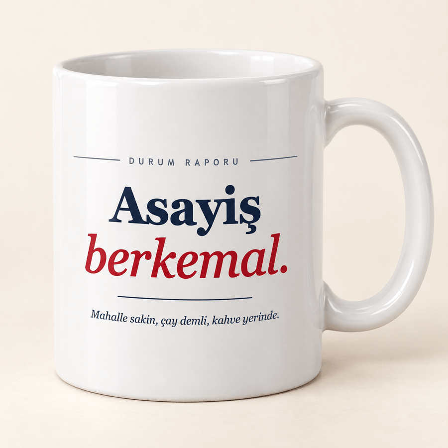Asayiş Berkemal Yazılı Polis Kupası - Hediye Kutusu