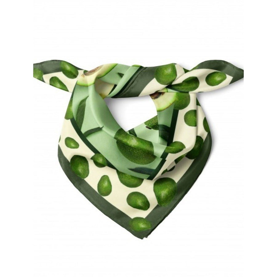 Avokado Desen Fular Bandana - Hediye Kutusu
