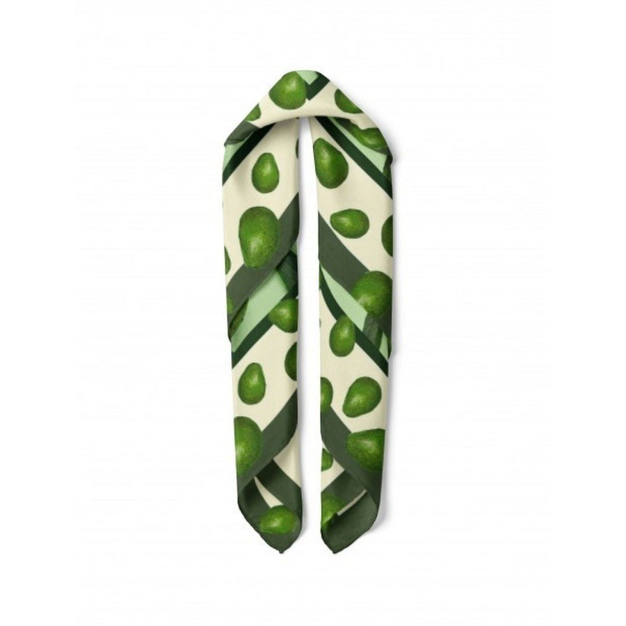 Avokado Desen Fular Bandana - Hediye Kutusu