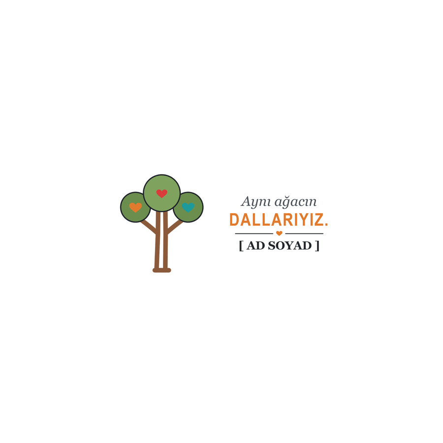 Aynı Ağacın Dalları - İsimli Kuzen Kupası - Hediye Kutusu