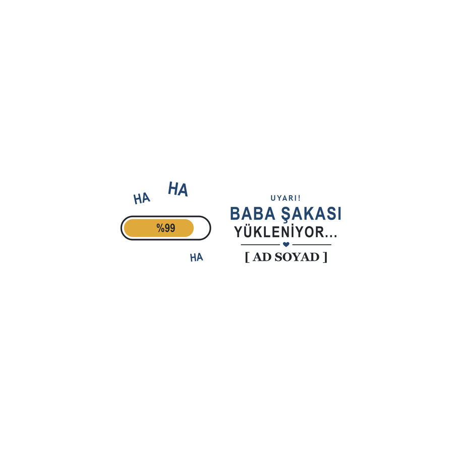 Baba Şakası - İsimli Baba Kupası - Hediye Kutusu