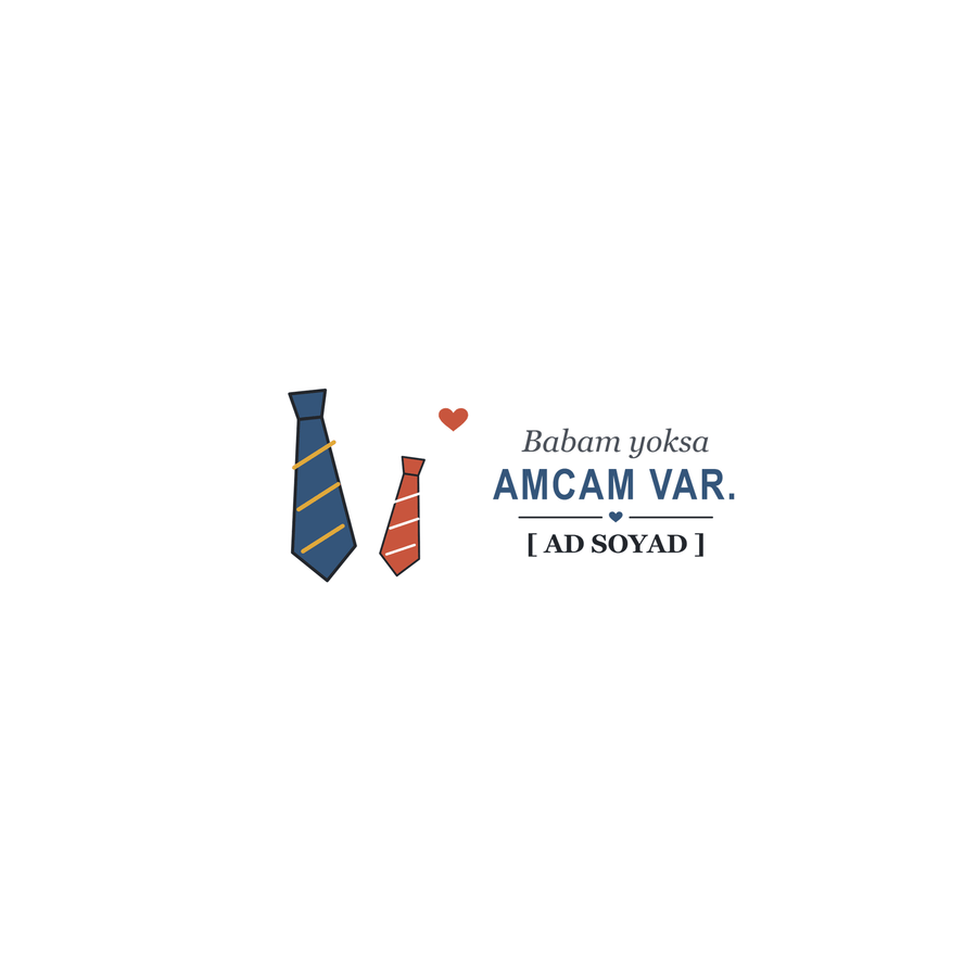 Babam Yoksa Amcam Var - İsimli Amca Kupası - Hediye Kutusu
