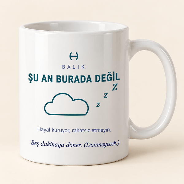 Balık Burcu Mizahi Kupa - Hediye Kutusu