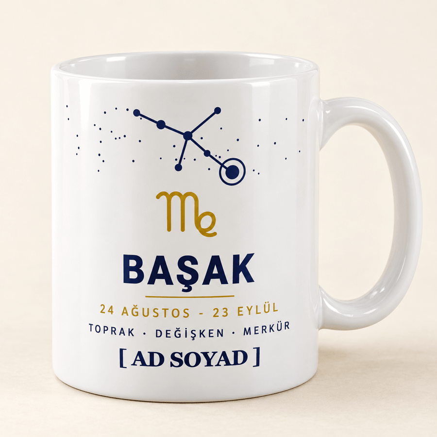 Başak Burcu İsimli Kupa - Hediye Kutusu