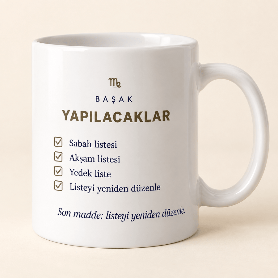 Başak Burcu Mizahi Kupa - Hediye Kutusu