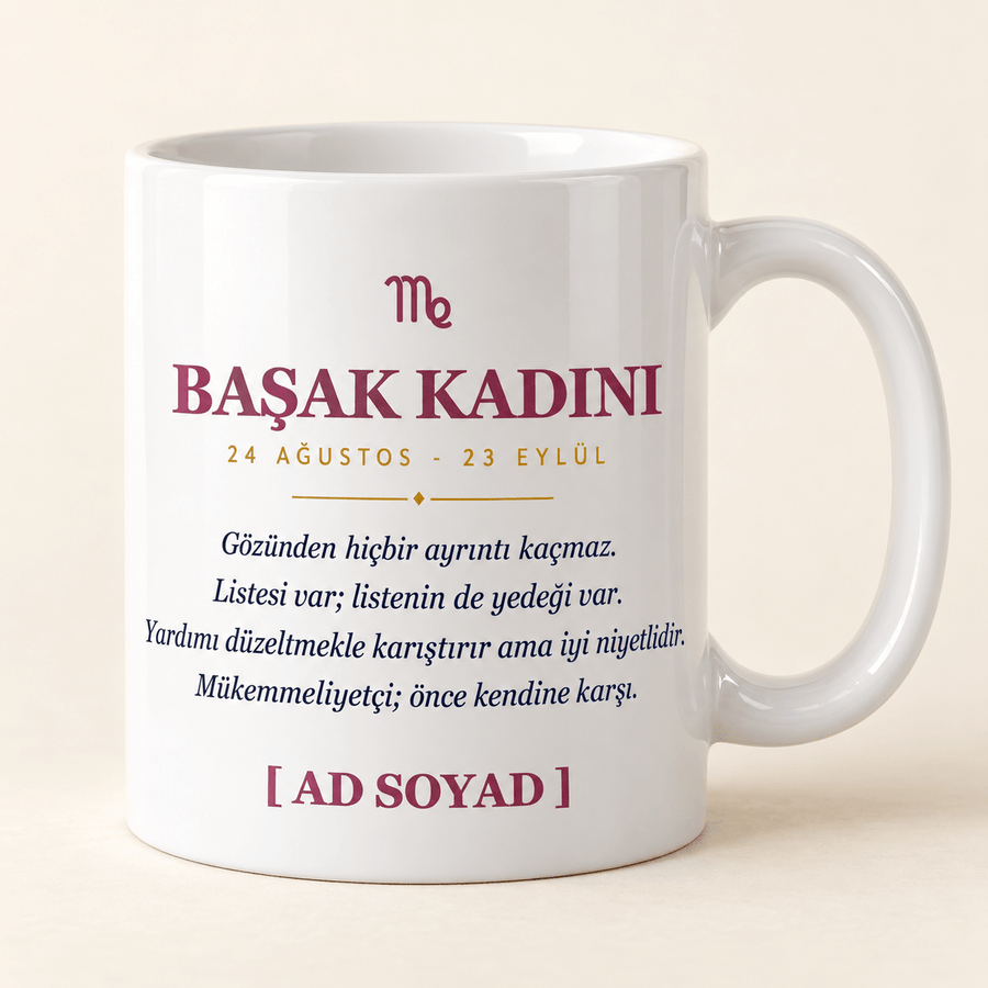 Başak Kadını İsimli Kupa - Hediye Kutusu