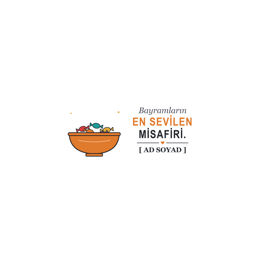 Bayramların Misafiri - İsimli Kuzen Kupası - Hediye Kutusu
