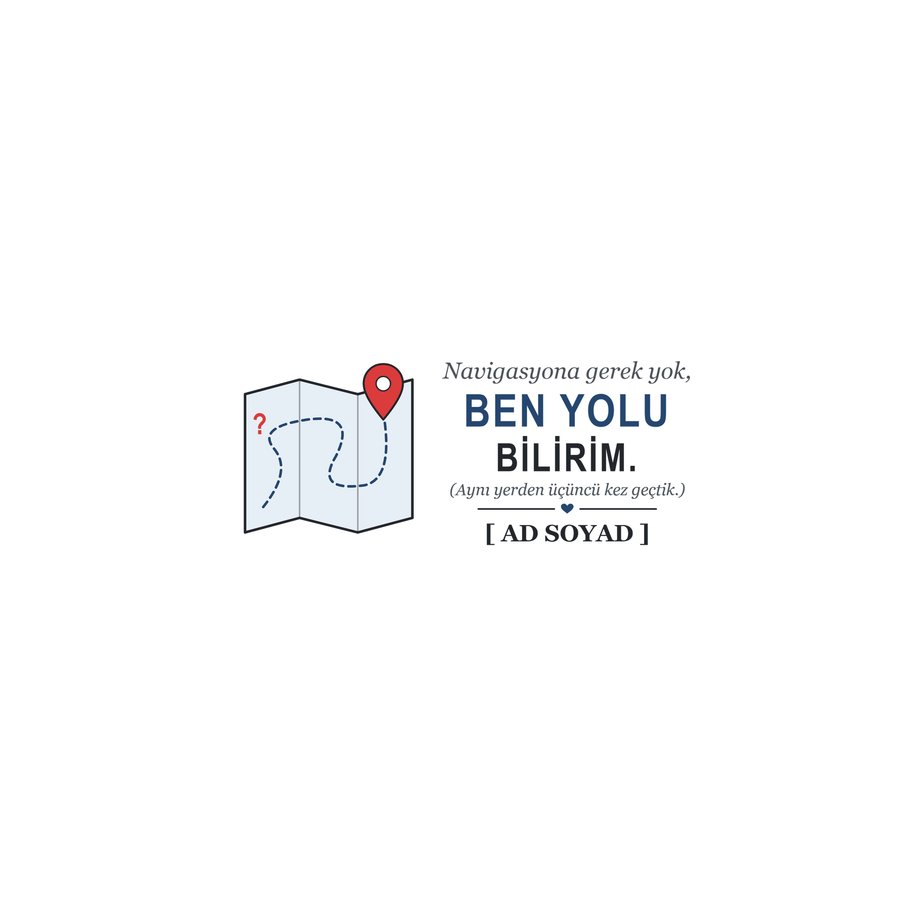 Ben Yolu Bilirim - İsimli Baba Kupası - Hediye Kutusu