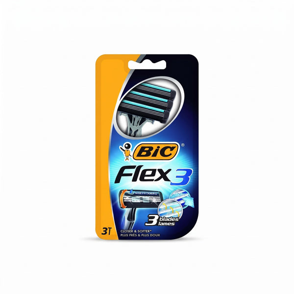 Bic Flex3 Classic 3 Bıçaklı Tıraş Bıçağı 3'lü - Hediye Kutusu