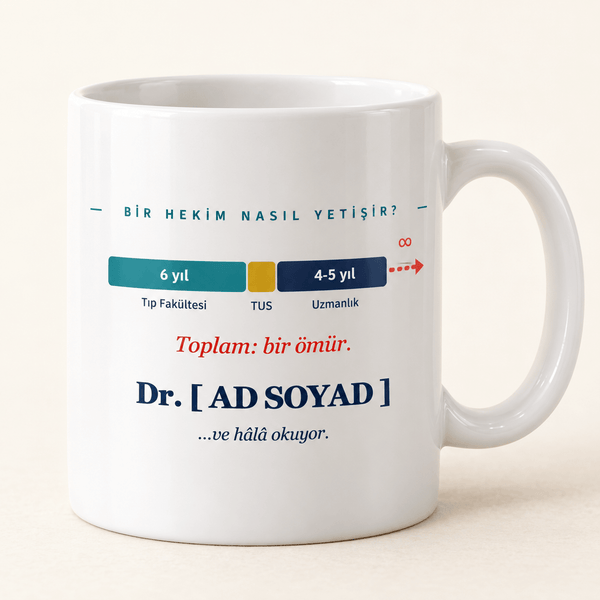 Bir Hekim Nasıl Yetişir İsimli Doktor Kupası - Hediye Kutusu