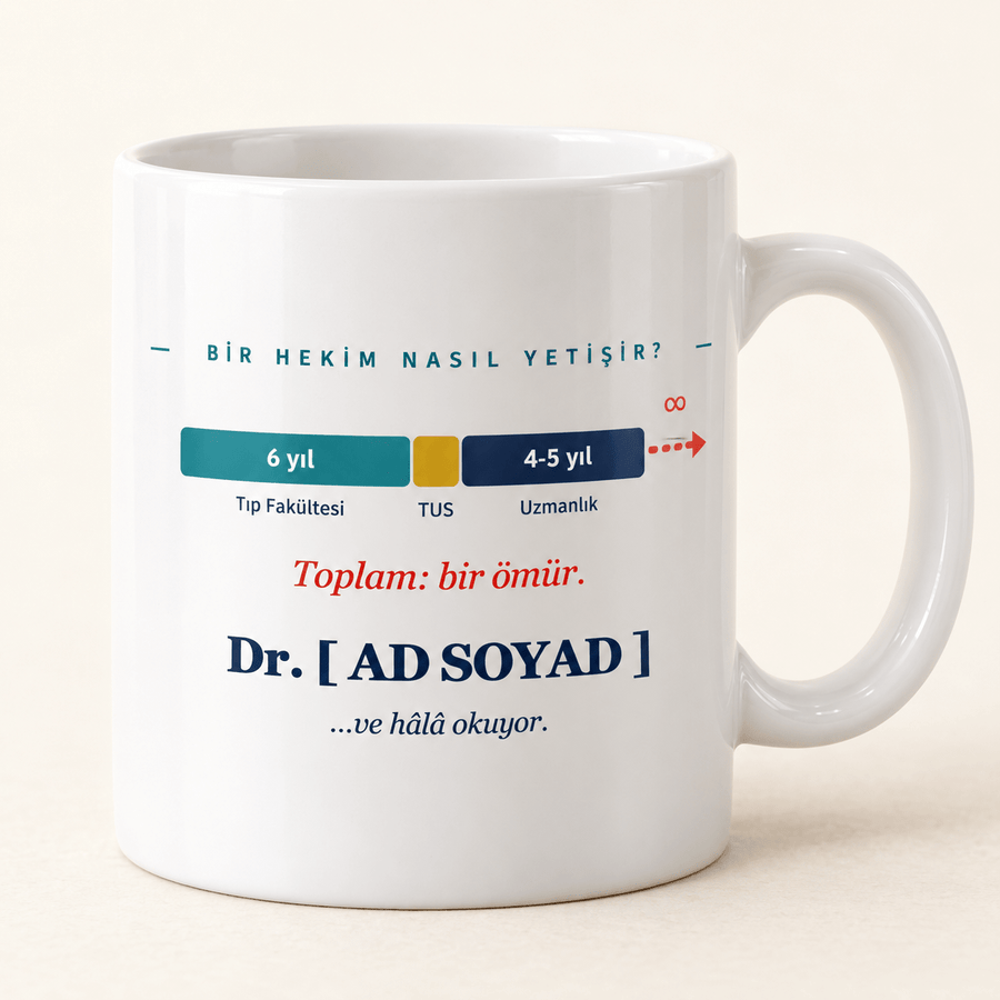 Bir Hekim Nasıl Yetişir İsimli Doktor Kupası - Hediye Kutusu