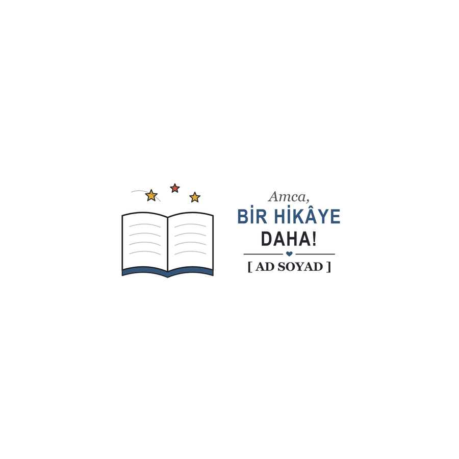 Bir Hikâye Daha - İsimli Amca Kupası - Hediye Kutusu