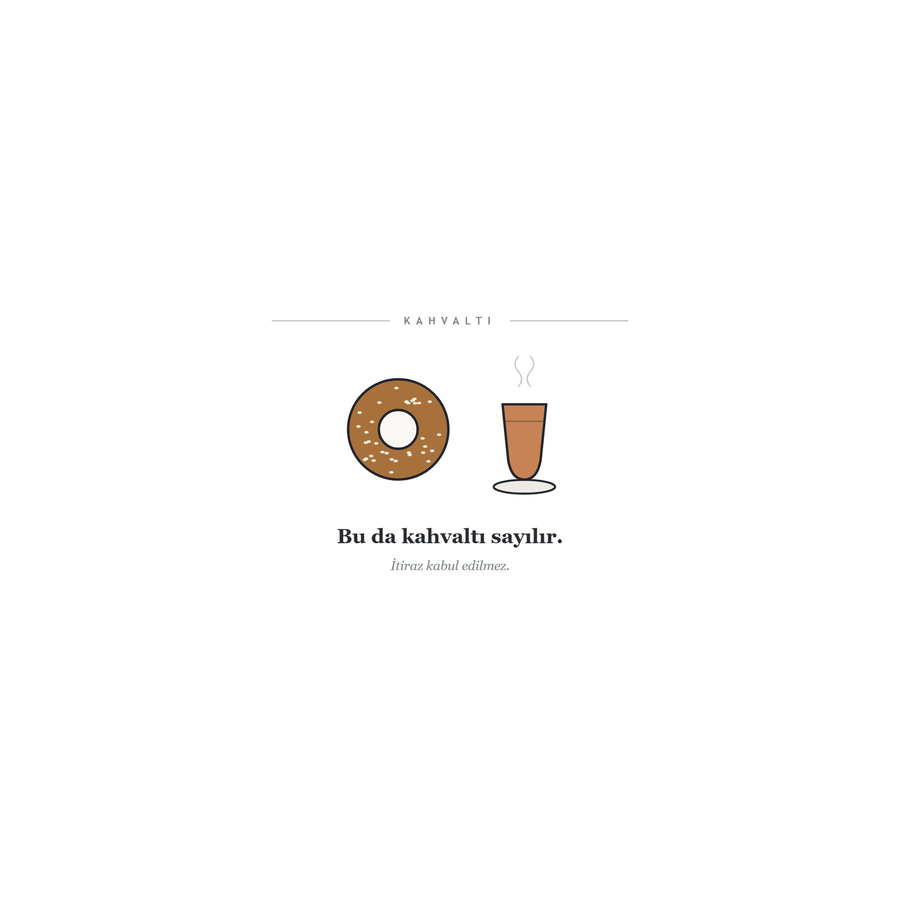 "Bu da Kahvaltı Sayılır" Simit ve Çay Kupası - Hediye Kutusu