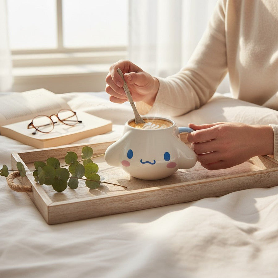 Cinnamoroll Porselen Kupa Bardak - Hediye Kutusu